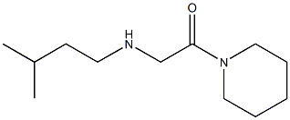2-[(3-methylbutyl)amino]-1-(piperidin-1-yl)ethan-1-one 结构式
