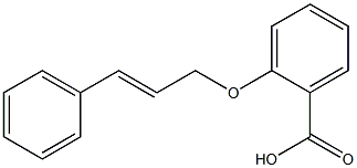 2-[(3-phenylprop-2-en-1-yl)oxy]benzoic acid 结构式