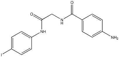 2-[(4-aminophenyl)formamido]-N-(4-iodophenyl)acetamide 结构式