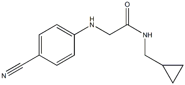 2-[(4-cyanophenyl)amino]-N-(cyclopropylmethyl)acetamide 结构式