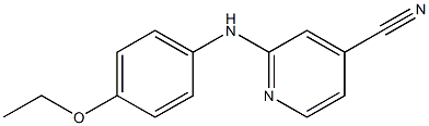 2-[(4-ethoxyphenyl)amino]isonicotinonitrile 结构式