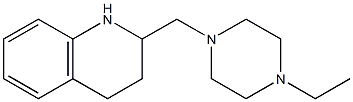 2-[(4-ethylpiperazin-1-yl)methyl]-1,2,3,4-tetrahydroquinoline 结构式