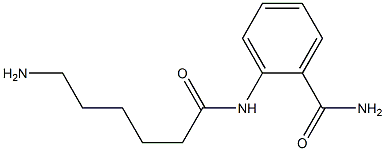 2-[(6-aminohexanoyl)amino]benzamide 结构式