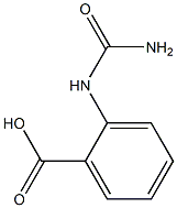 2-[(aminocarbonyl)amino]benzoic acid 结构式