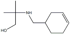 2-[(cyclohex-3-en-1-ylmethyl)amino]-2-methylpropan-1-ol 结构式