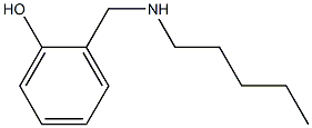 2-[(pentylamino)methyl]phenol 结构式