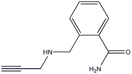 2-[(prop-2-yn-1-ylamino)methyl]benzamide 结构式