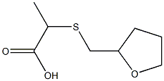 2-[(tetrahydrofuran-2-ylmethyl)thio]propanoic acid 结构式