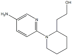 2-[1-(5-aminopyridin-2-yl)piperidin-2-yl]ethanol 结构式