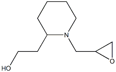 2-[1-(oxiran-2-ylmethyl)piperidin-2-yl]ethanol 结构式