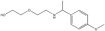 2-[2-({1-[4-(methylsulfanyl)phenyl]ethyl}amino)ethoxy]ethan-1-ol 结构式