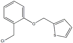 2-[2-(chloromethyl)phenoxymethyl]thiophene 结构式