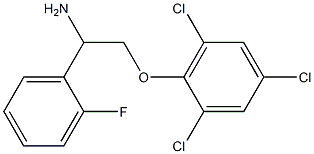 2-[2-amino-2-(2-fluorophenyl)ethoxy]-1,3,5-trichlorobenzene 结构式