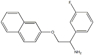 2-[2-amino-2-(3-fluorophenyl)ethoxy]naphthalene 结构式