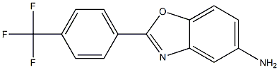 2-[4-(trifluoromethyl)phenyl]-1,3-benzoxazol-5-amine 结构式