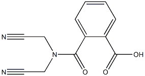 2-[bis(cyanomethyl)carbamoyl]benzoic acid 结构式