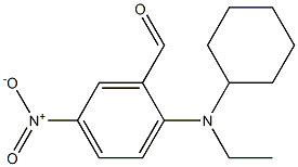 2-[cyclohexyl(ethyl)amino]-5-nitrobenzaldehyde 结构式