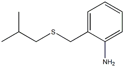 2-{[(2-methylpropyl)sulfanyl]methyl}aniline 结构式