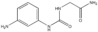 2-{[(3-aminophenyl)carbamoyl]amino}acetamide 结构式