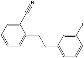 2-{[(3-iodophenyl)amino]methyl}benzonitrile 结构式