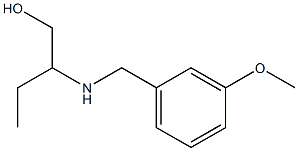 2-{[(3-methoxyphenyl)methyl]amino}butan-1-ol 结构式