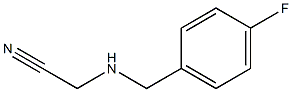 2-{[(4-fluorophenyl)methyl]amino}acetonitrile 结构式