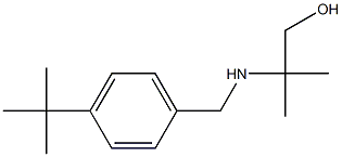 2-{[(4-tert-butylphenyl)methyl]amino}-2-methylpropan-1-ol 结构式