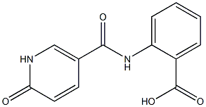 2-{[(6-oxo-1,6-dihydropyridin-3-yl)carbonyl]amino}benzoic acid 结构式