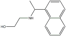 2-{[1-(naphthalen-1-yl)ethyl]amino}ethan-1-ol 结构式