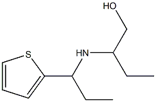 2-{[1-(thiophen-2-yl)propyl]amino}butan-1-ol 结构式