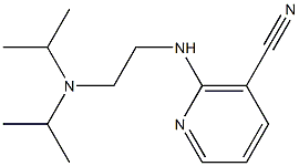 2-{[2-(diisopropylamino)ethyl]amino}nicotinonitrile 结构式