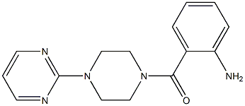 2-{[4-(pyrimidin-2-yl)piperazin-1-yl]carbonyl}aniline 结构式