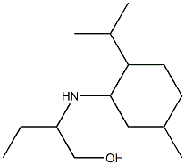 2-{[5-methyl-2-(propan-2-yl)cyclohexyl]amino}butan-1-ol 结构式