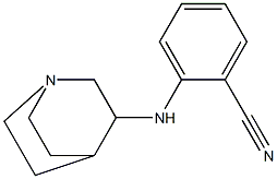 2-{1-azabicyclo[2.2.2]octan-3-ylamino}benzonitrile 结构式