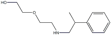 2-{2-[(2-phenylpropyl)amino]ethoxy}ethan-1-ol 结构式