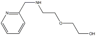 2-{2-[(pyridin-2-ylmethyl)amino]ethoxy}ethan-1-ol 结构式