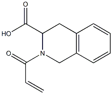 2-acryloyl-1,2,3,4-tetrahydroisoquinoline-3-carboxylic acid 结构式