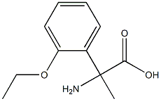 2-amino-2-(2-ethoxyphenyl)propanoic acid 结构式