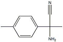 2-amino-2-(4-methylphenyl)propanenitrile 结构式