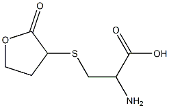 2-amino-3-[(2-oxooxolan-3-yl)sulfanyl]propanoic acid 结构式