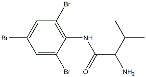 2-amino-3-methyl-N-(2,4,6-tribromophenyl)butanamide 结构式