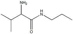 2-amino-3-methyl-N-propylbutanamide 结构式