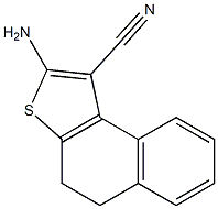 2-amino-4,5-dihydronaphtho[2,1-b]thiophene-1-carbonitrile 结构式