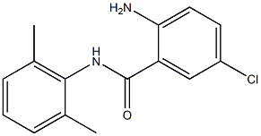 2-amino-5-chloro-N-(2,6-dimethylphenyl)benzamide 结构式