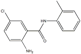 2-amino-5-chloro-N-(2-methylphenyl)benzamide 结构式