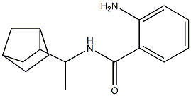 2-amino-N-(1-{bicyclo[2.2.1]heptan-2-yl}ethyl)benzamide 结构式