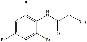 2-amino-N-(2,4,6-tribromophenyl)propanamide 结构式