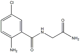 2-amino-N-(2-amino-2-oxoethyl)-5-chlorobenzamide 结构式