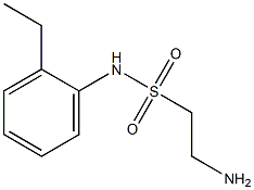 2-amino-N-(2-ethylphenyl)ethanesulfonamide 结构式