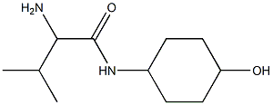 2-amino-N-(4-hydroxycyclohexyl)-3-methylbutanamide 结构式